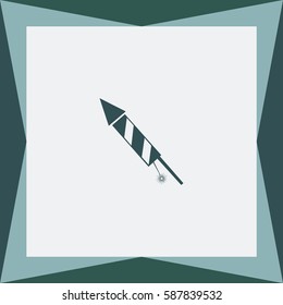 New year slapstick Vector Icon.