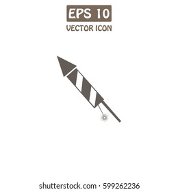 New year slapstick Vector Icon. 