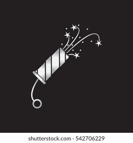 new year slapstick Vector illustration Christmas slapstick