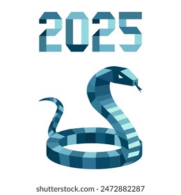 New Year Snake Symbol 2025 Chinese Zodiac Origami