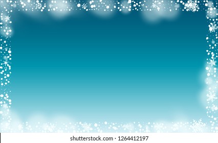 New Year Snow background. Fantasy Holiday Vector Illustration. 2019 Celebration Background. Fantasy  Snowstorm Illustration Design.