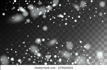 New Year Snow background. Illustration for Happy New Year Design. Glitter Snowflakes Background. Fantasy  Snowstorm Illustration Design.