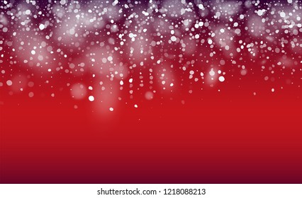 New Year Snow background. Winter Holiday Illustration. Realistic Falling Snow Background. Fantasy  Snowstorm Illustration Design.