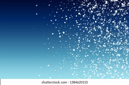 New Year Snow background. Winter Holiday Illustration. Background with Isolated Fall of Snow. Fantasy  Snowstorm Illustration Design.