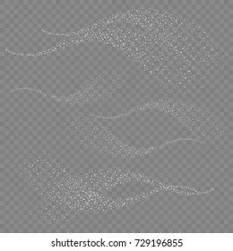 New Year snow whirlwinds. Vector illustration EPS 10.