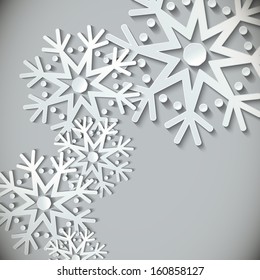 New Year snowflakes  background