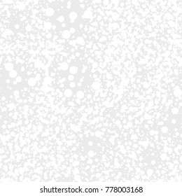 New Year Snowflakes seamless pattern, white snow background.