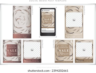 New Year social media post template 58