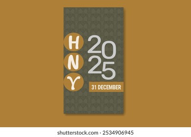 new year social media story template