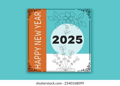 new year social media template