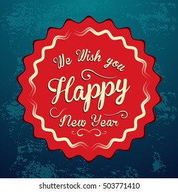 New year stamp