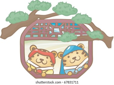 New Year Story of Animal Characters