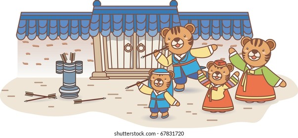 New Year Story of Animal Characters