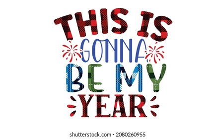 New Year sublimation Design Template