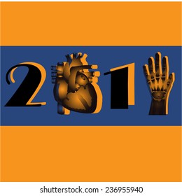 New Year symbol, medicine