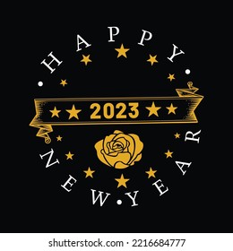 New Year T Shirt Design 2023