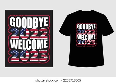 New Year T shirt Design