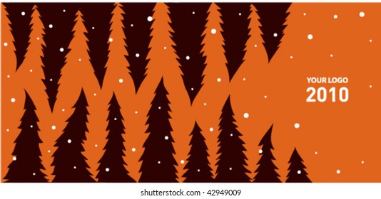 New Year tiger card