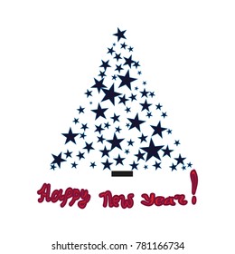 NEW YEAR tree icon