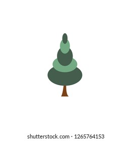 New year tree icon. Green tree icon. Christmas tree icon. 