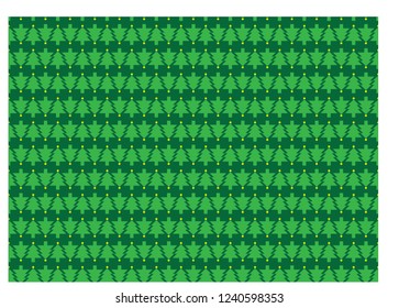 New Year Tree pattern. Christmas Tree pattern