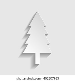 New year tree sign