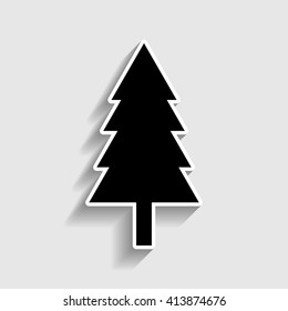 New year tree sign
