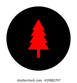 New year tree sign