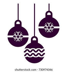 new year tree toys icon