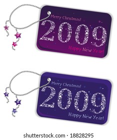 New year trinket tags 2009.  To see similar, please VISIT MY GALLERY.