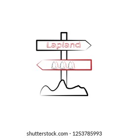 New year trip, panel 2 colored line icon. Simple hand drawn color element illustration. panel outline symbol design from camping set New year trip