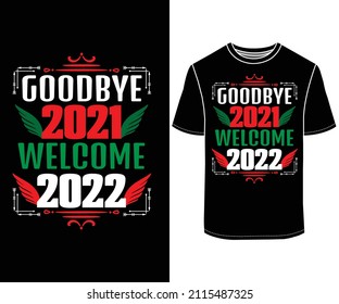 New Year T-Shirt Design 2022