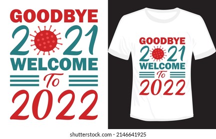 New Year T-shirt Design Covid-19