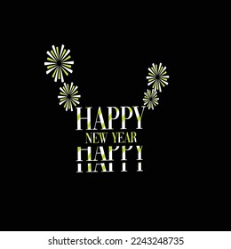 New year t-shirt design template vector and typography. Ready for t-shirt, mug, gift and other printing.
