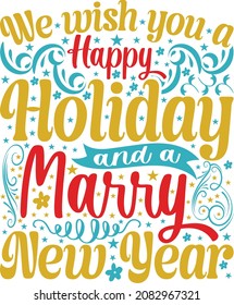 New year t-shirt design vector unique and pretty good. 