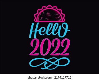 New year t-shirt design vector file