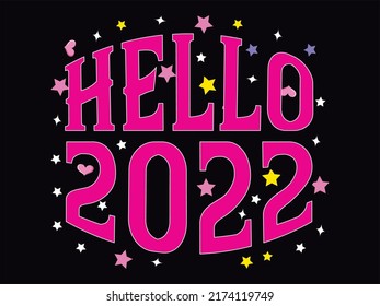 New year t-shirt design vector file