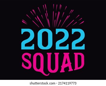 New year t-shirt design vector file