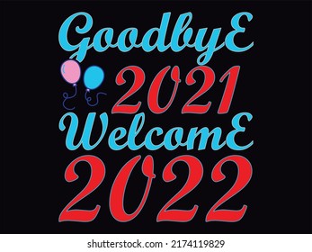 New year t-shirt design vector file