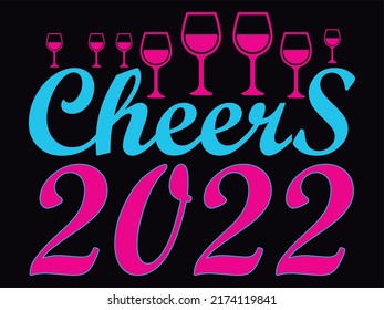 New year t-shirt design vector file