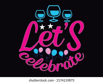 New year t-shirt design vector file