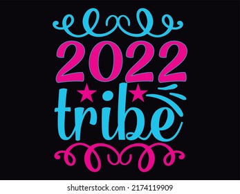 New year t-shirt design vector file