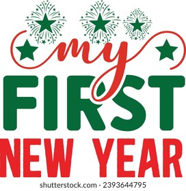 New Year Typography design,Happy new year
