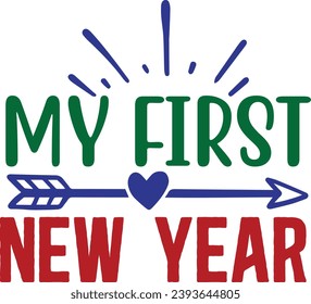 New Year Typography design,Happy new year
