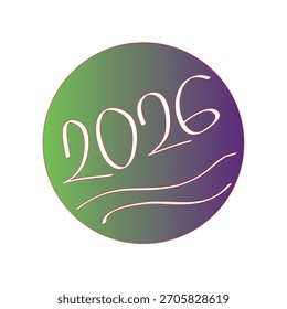 New Year Unic Icon Design