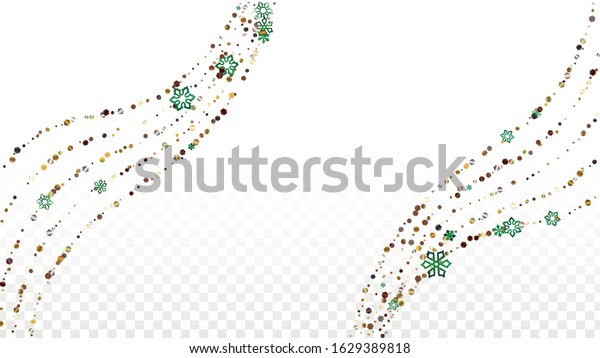New
Year Vector Background with Falling Glitter Snowflakes and Stars.
Isolated on Transparent. Party Snow Sparkle Pattern. Snowfall
Overlay Print. Winter Sky. Design for
Advertisement.