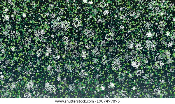 New Year\
Vector Background with Falling Glitter Snowflakes and Stars.\
Isolated on Transparent. Glowing Snow Sparkle Pattern. Snowfall\
Overlay Print. Winter Sky. Design for\
Flyer.