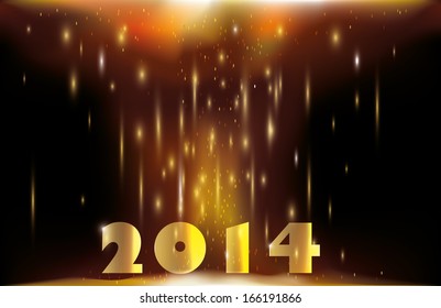new year vector background sparks