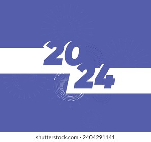 A New Year vector background, Use this eye-catching banner to add touch of cheer to your projects, invitations, or social media posts. Cheers to a year filled with happiness, success and new beginning