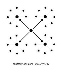 new year vector balon simple art